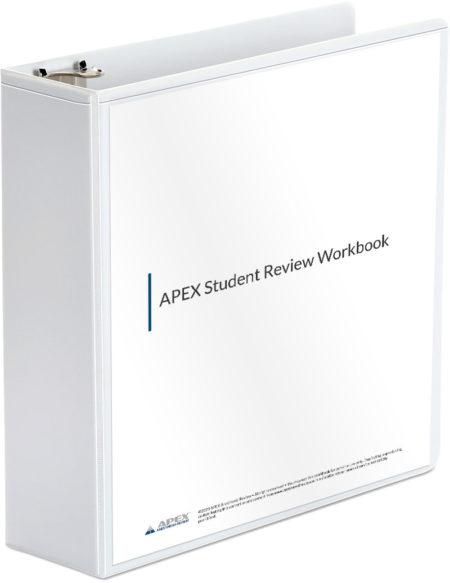 APEX Anesthesia Review Workbook binder